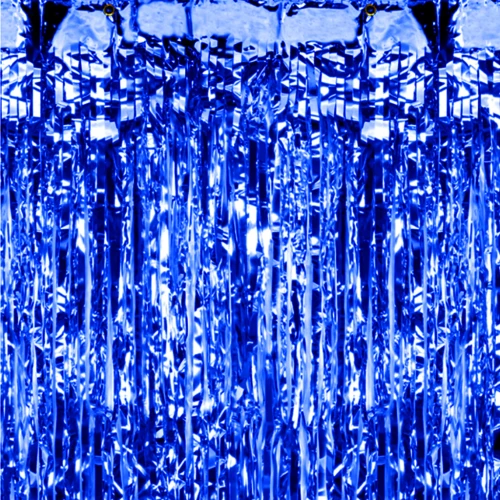 Kurtyna imprezowa ciemna niebieska 100x200cm