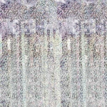 Kurtyna imprezowa srebrna holograficzna 100x200cm
