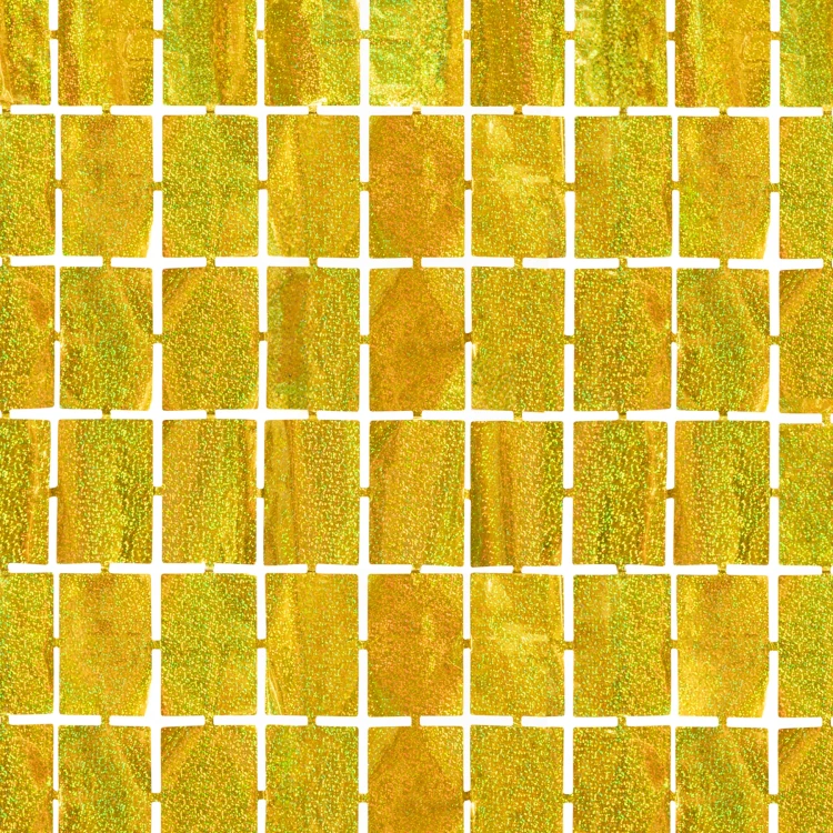 Kurtyna imprezowa kwadraty złota 100x200cm