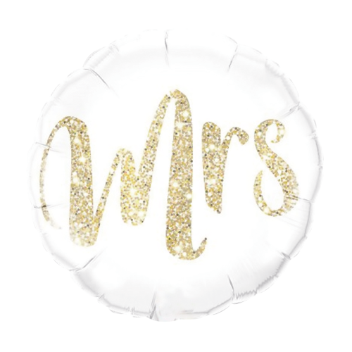Balon foliowy MRS biały 18cali