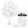 Balon lateksowy biały 27 cm 100 szt.