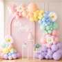 Balony pastelowe 138 szt dekoracje imprezowe
