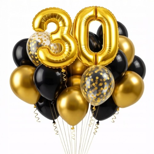 Balony-Urodzinowe-na-Trzydzieste-30-Zlote-Czarne-Konfetti-Dekoracje-20szt-Stan-opakowania-oryginalne (1).jpg