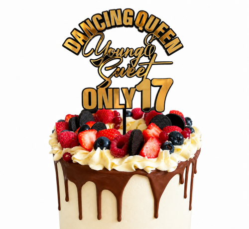 topper-urodzinowy-dekoracje-dancing-queen-dekor-na-tort-urodziny-siedemnastka