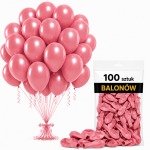 Balony_dekoracje_na_urodziny_lateksowe_dziki_róż_100_szt
