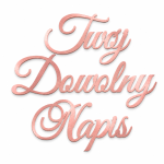 Baner personalizowany rose gold z własnym napisem