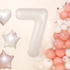 Balon-cyfra-7-kremowy-70cm-kompozycja