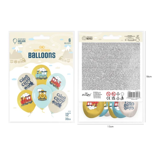 Balony-Ciuchcia-12-cali-6-szt.-zestaw
