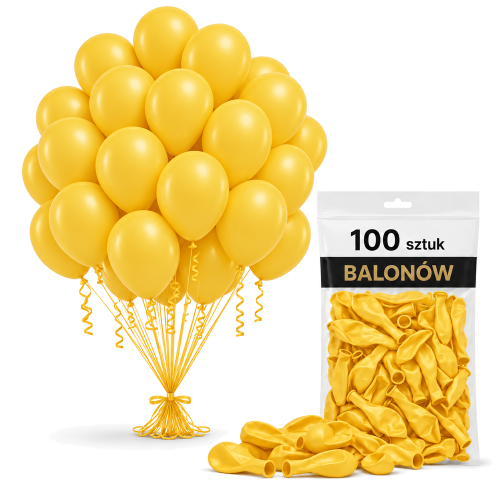 balony-pastelowe-miodowe-100szt