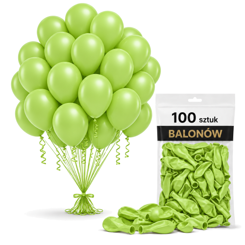 balony-pastelowe-oliwkowe-100szt