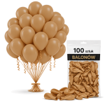 Balony pastelowe migdałowe 12cali 100szt.