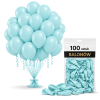 Balony pastelowe niebieskie 12 cali 100 szt