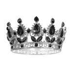 topper-dekoracja-na-tort-korona-srebrna-z-czarnymi-krysztalkami-10-cm