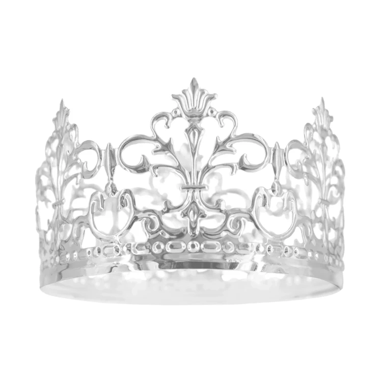 topper-dekoracja-na-tort-korona-srebrna-10-cm