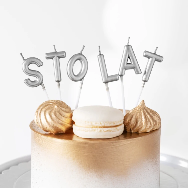 swieczka-na-tort-srebrny-napis-sto-lat