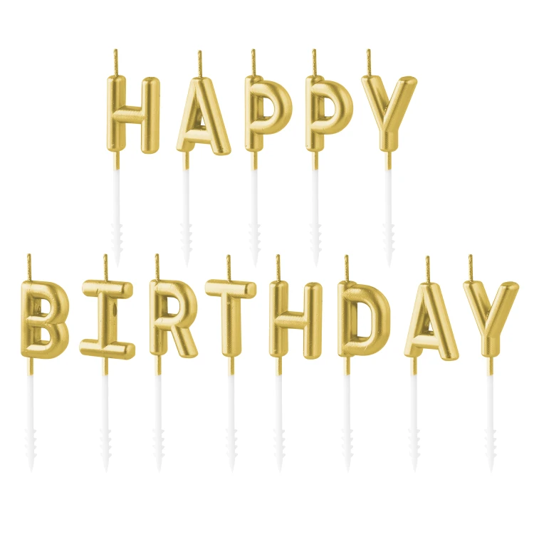 swieczki-napis-na-tort-happy-birthday-zloty-dekoracje-urodzinowe-na-tort-swieczka