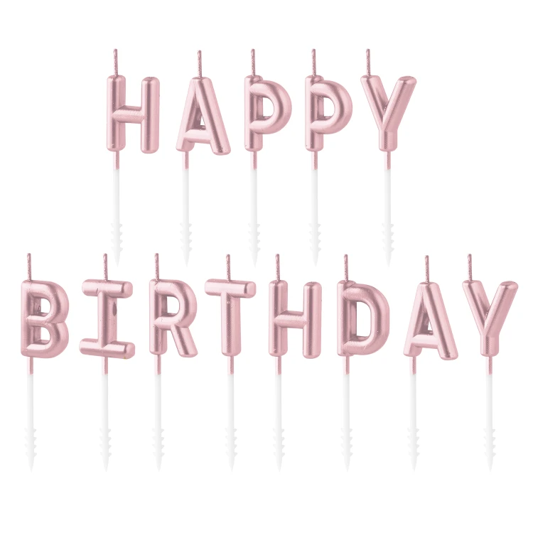 swieczki-napis-na-tort-happy-birthday-rose-gold-dekoracje-urodzinowe-na-tort-swieczka