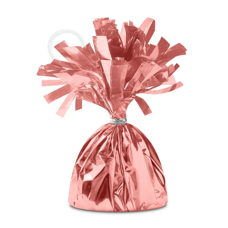Ciężarek do balonów rose gold błyszczący