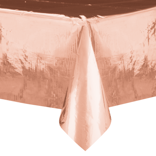 Obrus foliowy rose gold