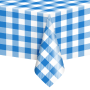 Obrus w kratkę niebiesko-biały 137x274cm