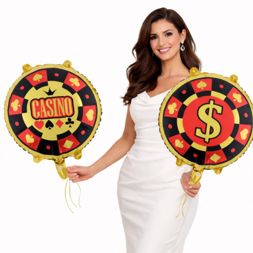 Balon foliowy Kasyno
