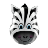 Balon foliowy Zebra 26x35cm