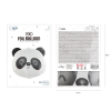 Balon foliowy Panda 52x56cm
