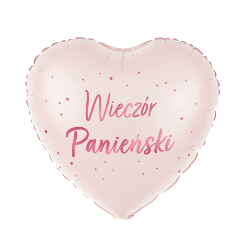 Balon foliowy Serce Wieczór Panieński 18 cali
