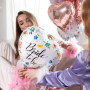 Balon foliowy serce Bride to be Kwiaty 45cm