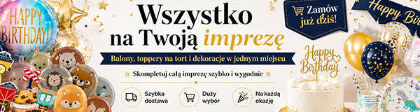 Dekoracje na urodziny topper na tort