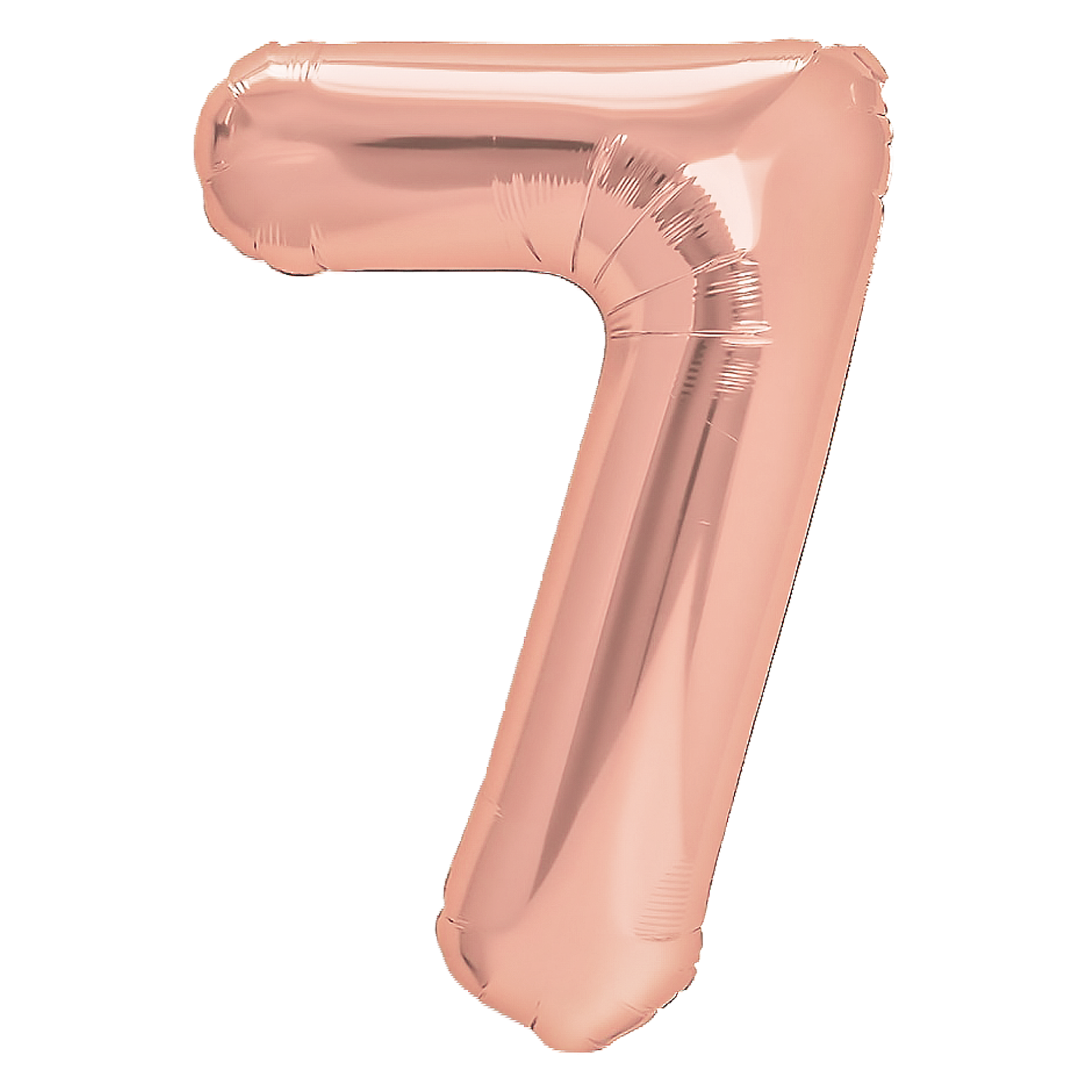 Balon foliowy cyfra 7 rose gold 70cm N