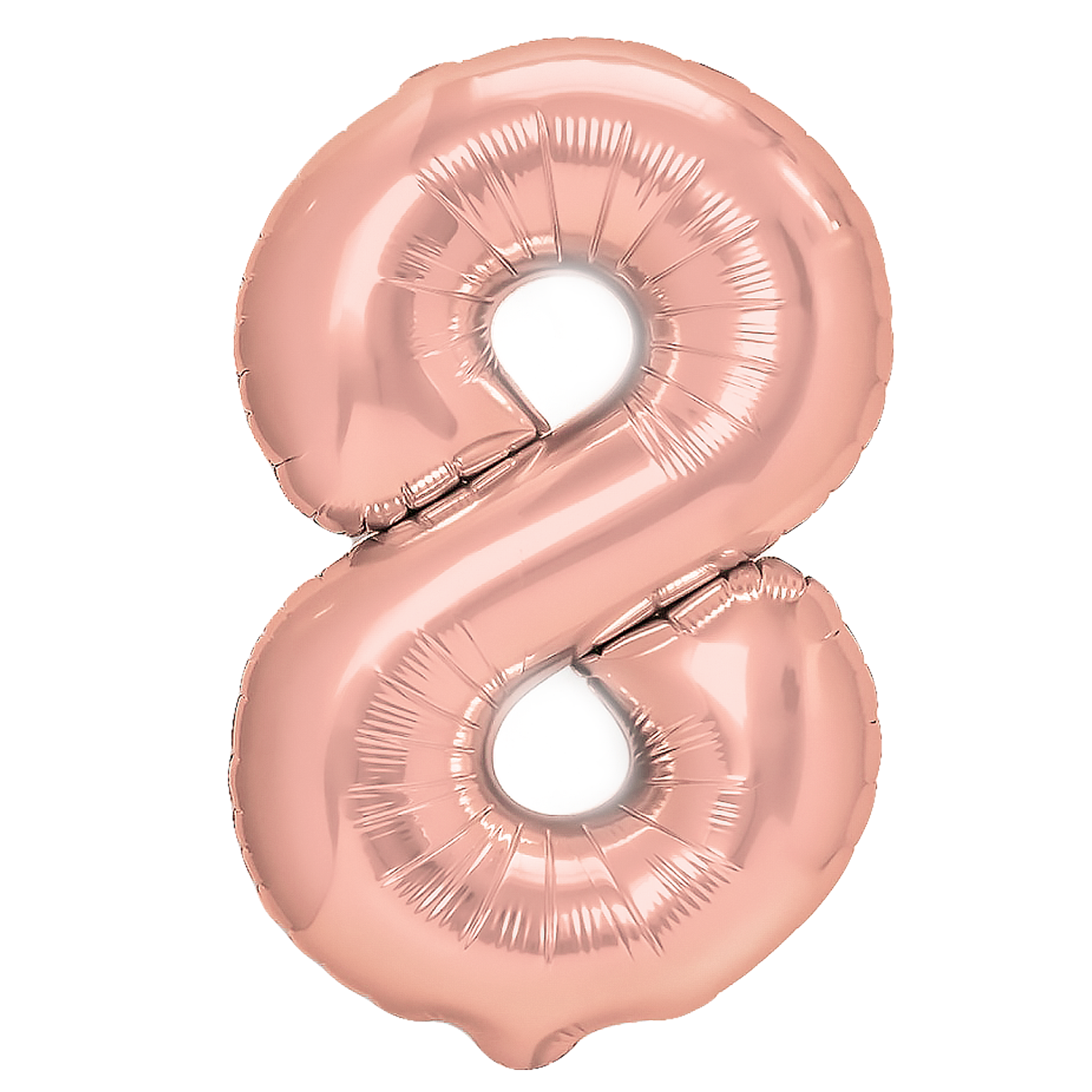 Balon foliowy cyfra 8 rose gold 70cm N