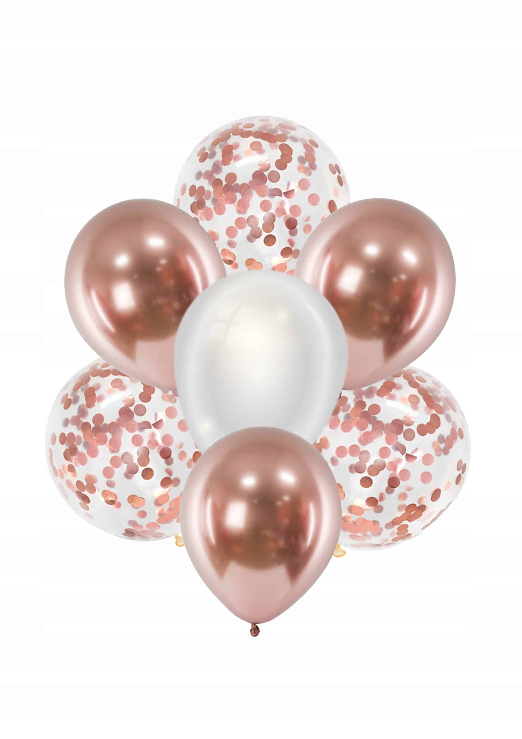 Zestaw dekoracji na Roczek 1 urodziny BALONY ROSE GOLD - obrazek 3