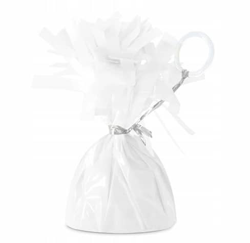 CIĘŻAREK do balonów obciążnik BIAŁY ślub wesele komunia święta chrzest